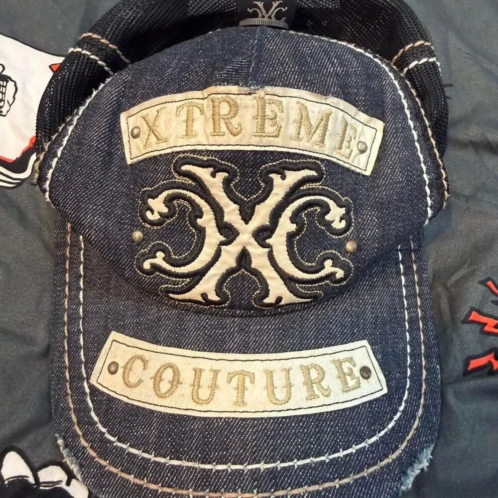 Xtreme-couture Women's Navy and Blue Hat